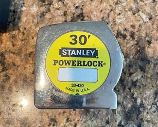30' Stanley measuring tape,  was $8, NOW $5