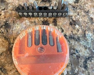 Drill bit set,  was $5, NOW $3