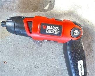 Black & Decker drill,  was $20, NOW $15