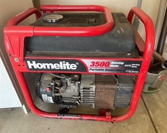 Homelite 3500 Portable Generator, $125
