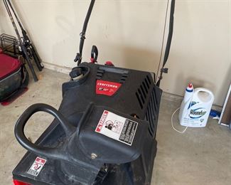 Craftsman 21" electric start sno-blower,  was $175, NOW $145
