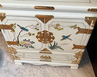 Asian painted chest