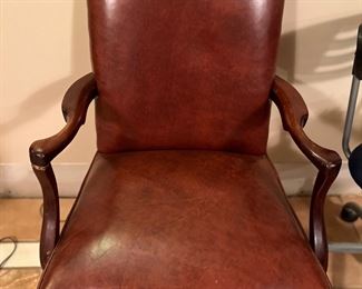 Leather office occasional chair