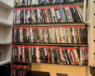 Large dvd cd collection