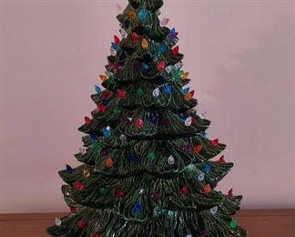 Gorgeous Ceramic Christmas Tree with Lights