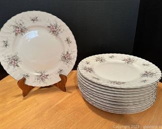 Mikasa Fine Bone China Lady margaret Dinner Plates