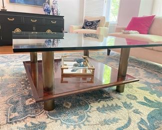 Additional view of glass top cocktail table ~ was $599, NOW $475