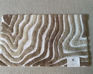 NEW* Hotel Collection Carved Marble Bath rug, 2' x 3', was $34, NOW $28
