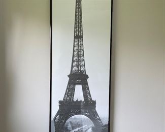 Eiffel tower print, 36" x 12",  was $34, NOW $25
