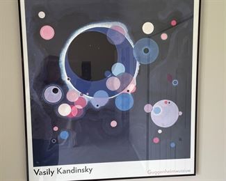 Vasily Kandinsky, Guggenheim Museum, 27"W x 29"H,  was $48, NOW $35