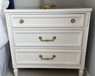 White nightstand,  30"W x 18"D x 30"H,  was $175, NOW $155