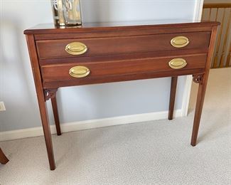 2  drawer console table,  38"W x 15"D x 32"H,  was $195, NOW $125