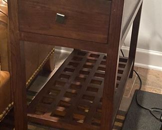 Maria Yee end tables, additional drawer in back of table also, -2 available - 14"W x 30"D x 25"H, was $225 each, NOW $195 each
