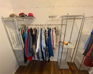 Closet / Wardrobe Storage System
**2 available 
Good condition.
Disassembles for transport.
You must be able to disassemble and move yourself, we cannot help.
6’ across x 13” deep x 71” tall