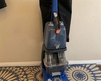 Hoover Powerscrub Carpet Cleaner
Good working condition.
Comes with extra hoses and attachments 
Needs to be cleaned up a bit. 