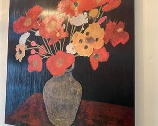 HUGE Floral Artwork
Excellent condition.
45” across x 4’ tall