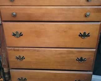 Carolina Furniture maple chest of drawers 