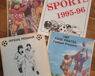 1980s/ 1990s Page High School sports programs 