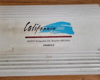 California 2600 amplifier 