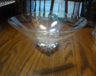 Large Steuben crystal bowl