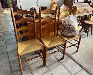 cane bottom chairs