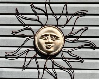 Rustic outdoor sun decor