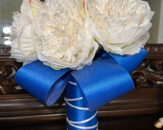 Silk floral arrangement