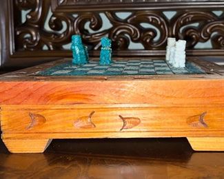 Alternate view of chess set