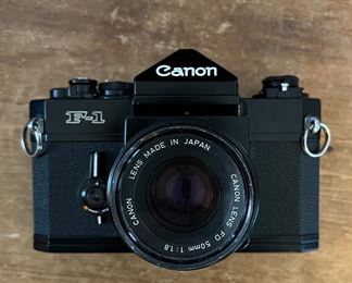 Canon F-1 SLR film camera