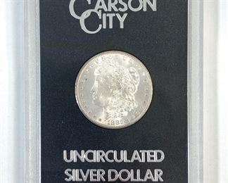 1883 Uncirculated Carson City Morgan Silver Dollar

