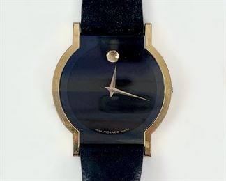 Movado Museum Horizon Quartz Wristwatch W/ Original Box Ref. 8740870
