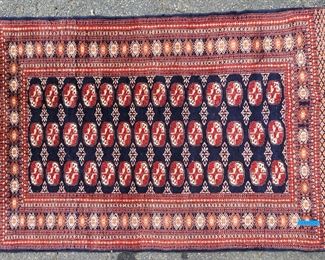 Vintage Persian Wool Hand Knotted Area Rug
