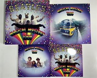 2012 The Beatles Magical Mystery Tour - Includes Magical Mystery Tour Booklet, Both CDs, and Both Vinyl 45s - Set in Like New Condition
