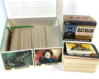 Topps 1989 Batman Movie Cards Complete Collector�s Edition With Hundreds of Extras
