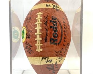 Boston College 1983 Team Autographed Football
