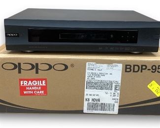 Oppo Universal Hi-res Audio Blu-ray Disc Player Model: Bdp-95
