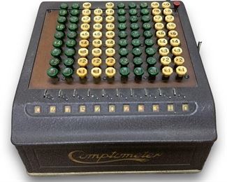 Antique Felt And Tarrant Mfg Co Comptometer Adding Machine
