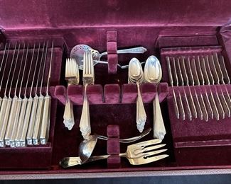 International silver sterling , 112 total pieces call for pricing