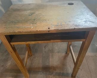 Old school desk