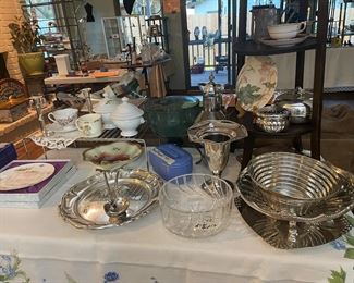 royal daulton-  and so much more- high quality silver plate items also 
