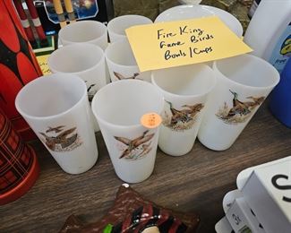 FIRE KING BOWLS/CUPS