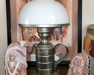Oil lantern lamp $20
