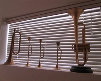 Horn-Themed Candleholders