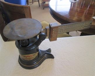 Antique Scale Labeled Buxton Skinner