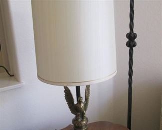 Pair of Brass-Base Vintage Lamps