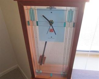 Table Clock Bulova Frank Lloyd Style