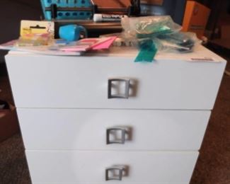 NEW White File Cabinet w/ Two Drawers