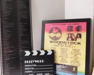 Hollywood , Movie Quotes & Woodstock Wall Decor