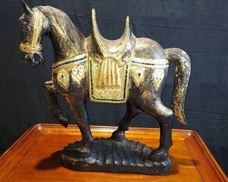 Gorgeous Embellished Horse Statue