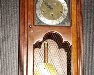 Gorgeous Wuersch Wind Up Wall Clock